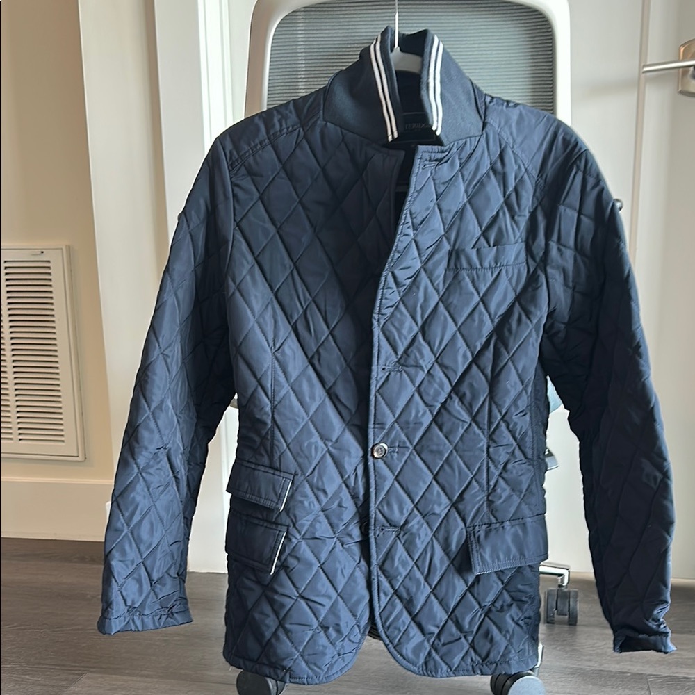 Men's Quilted Jacket - Navy